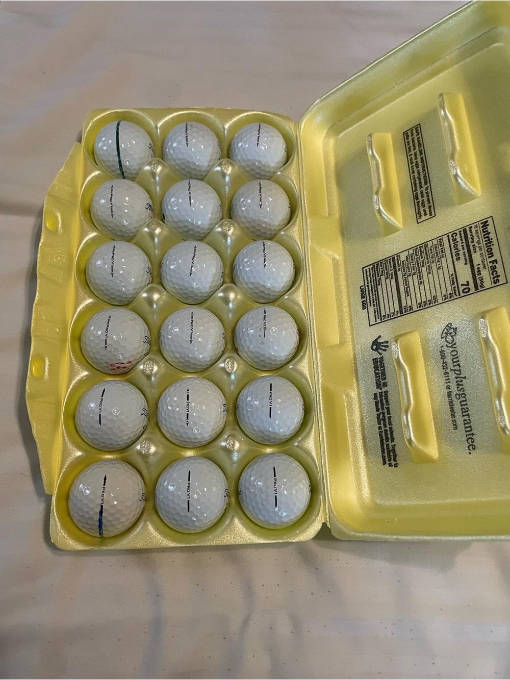 18 Titleist ProV1 Pro V1 Golf Balls In Excellent Condition No Scuffs